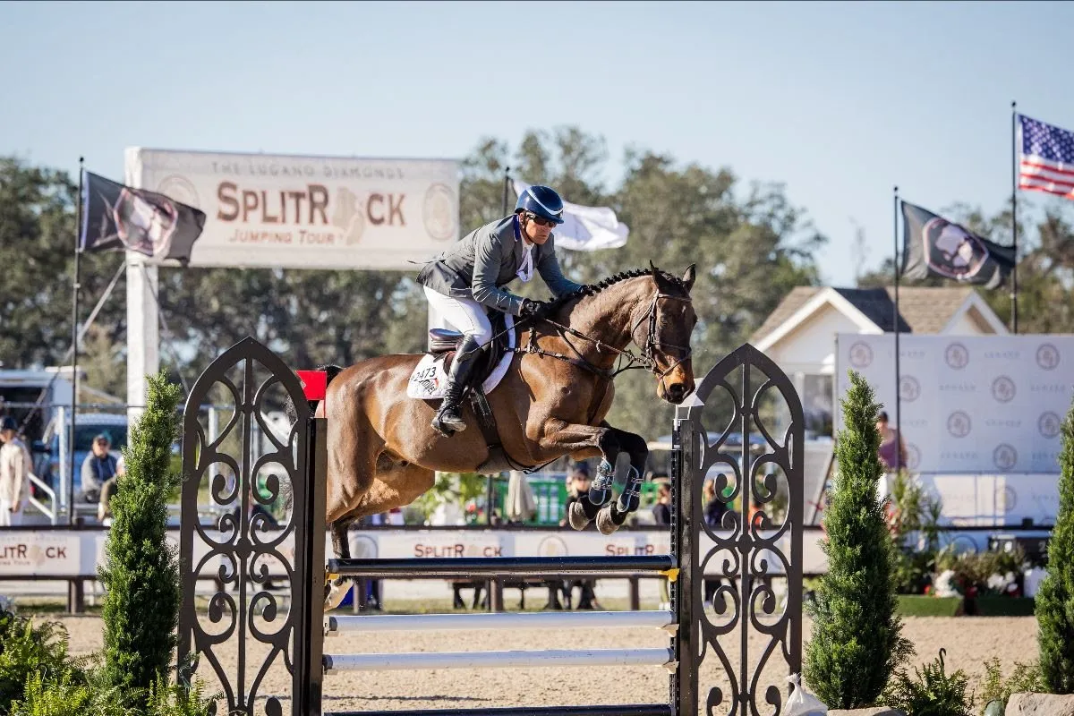 Aaron Vale riding Obi Wan in the Split Rock Sarasota Championship at TerraNova