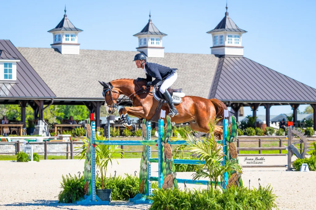 Adam Cramer riding I Am Luidam JR in the $10,000 Rood and Riddle CSI2 Two-Phase Special
