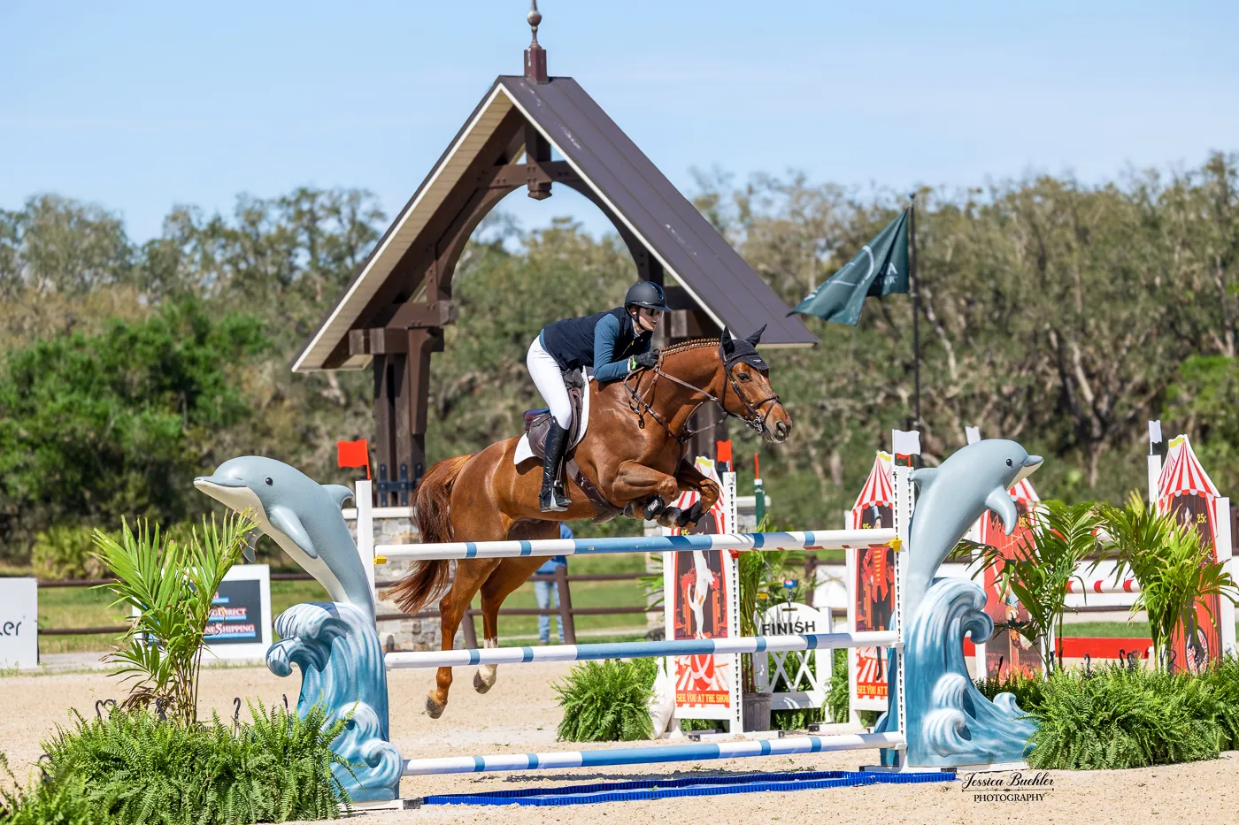 Alexandra Worthington riding De L'Oiseliere in the Stephex USA $65,500 1.45m FEI CSI2 Grand Prix