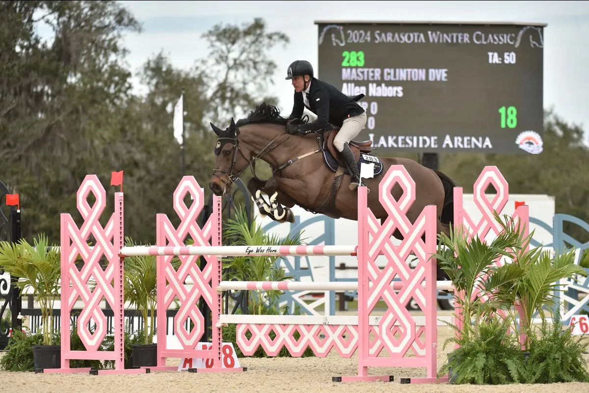 Allen Nabors riding Master Clinton DVE at the Sarasota Winter Classic at TerraNova