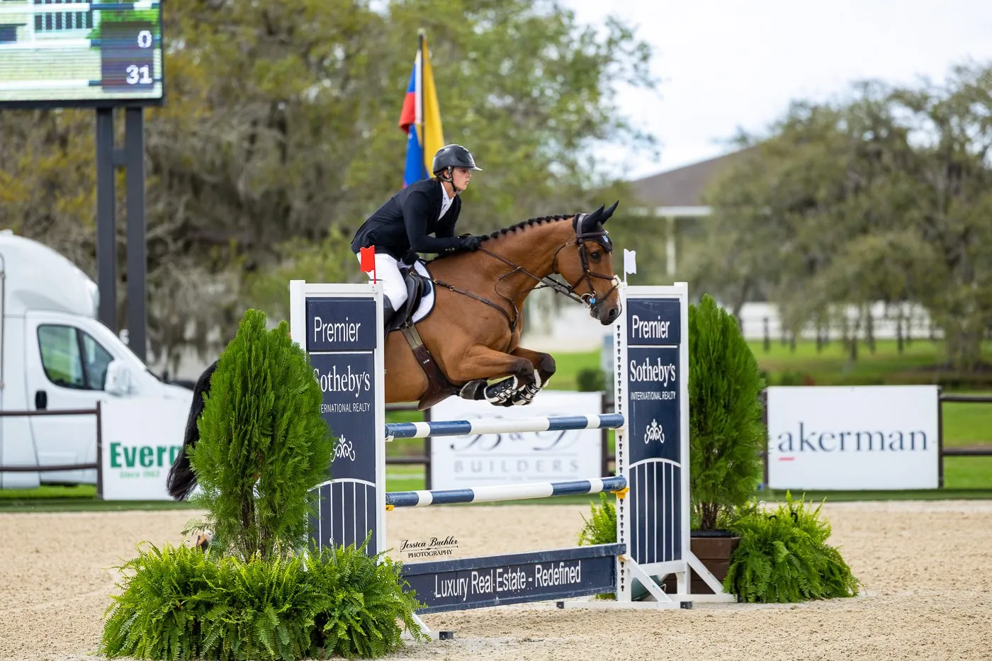 Arthur Guerineau riding Right Said Fred VA in the 1.20/1.30m Young Jumper Final at TerraNova