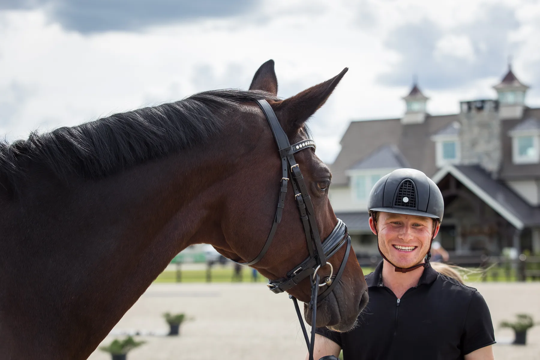 Ben Ebeling riding Indeed at the 2023 TerraNova Dressage II CDI3*/CDI-W