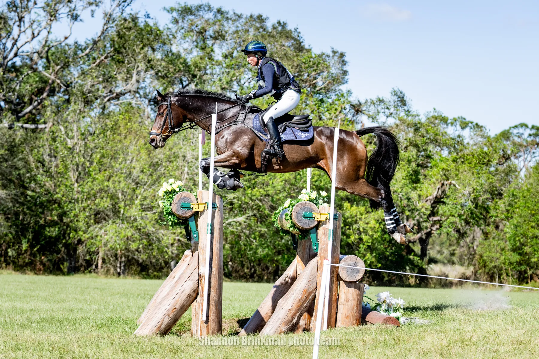 Cornelia Fletcher riding Daytona Beach 8 on the CCI4*-L cross-country course at The Event at TerraNova