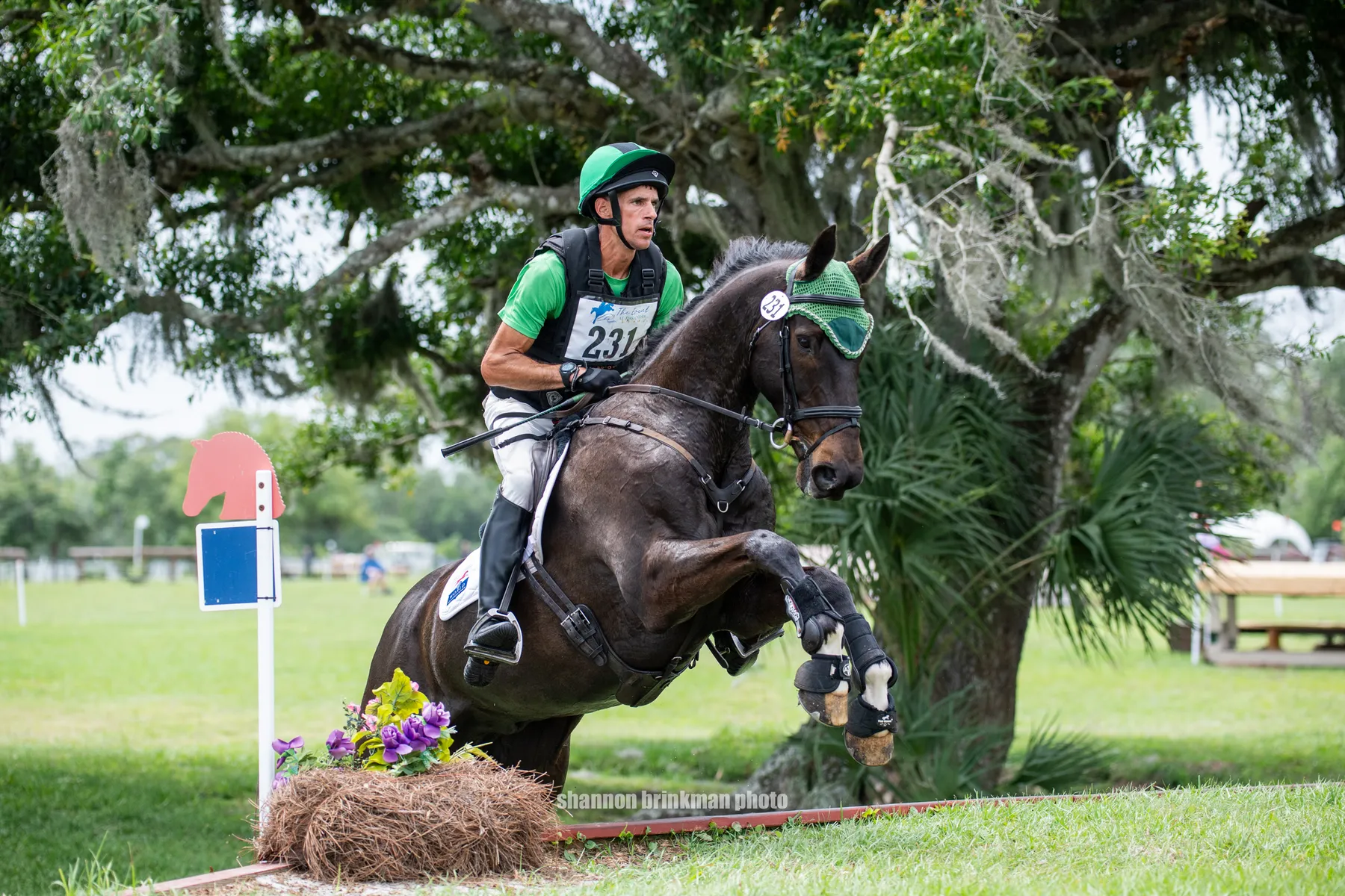 Dan Kreitl riding Carmango on cross-country at The Event at TerraNova