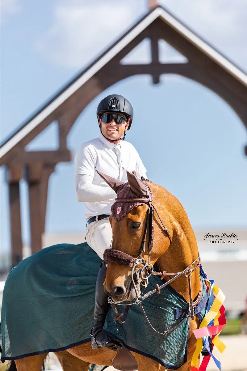 Daniel Bluman and Cachemire De Braize competing at TerraNova Hunter/Jumper Week 4