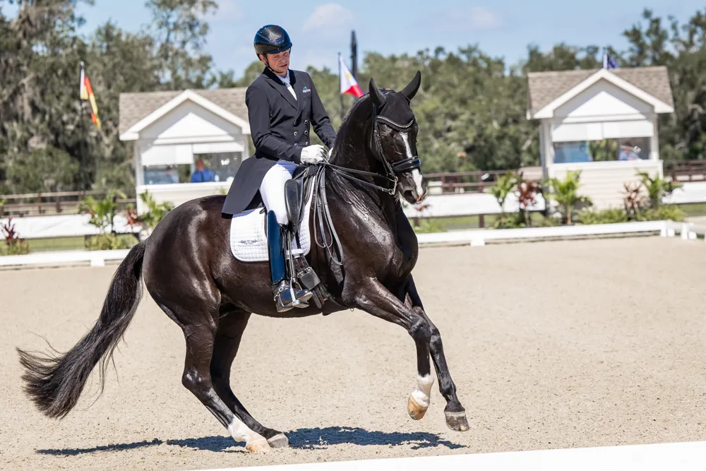 Grand Prix dressage action at the 2023 TerraNova Dressage II CDI3*/CDI-W