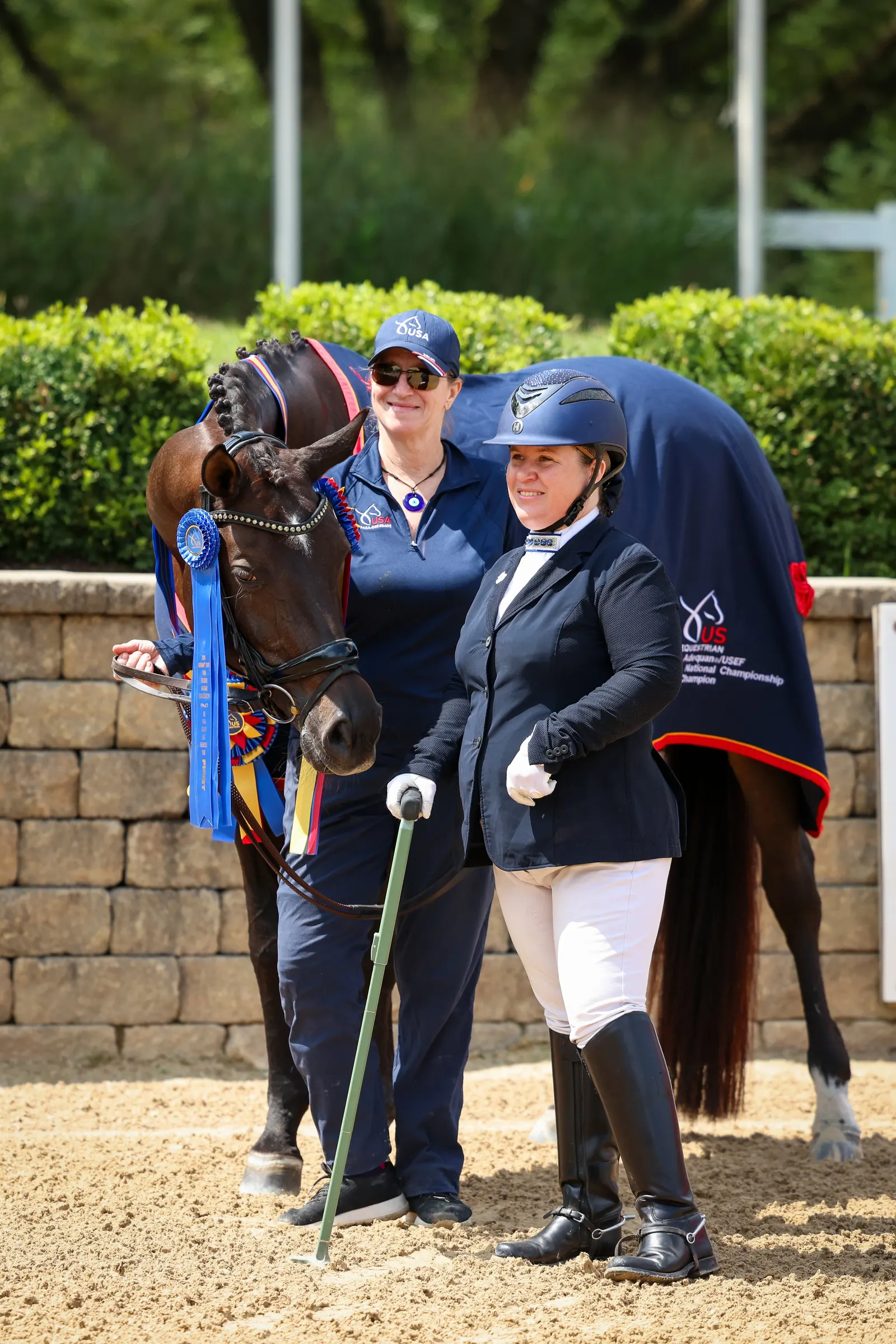 Ellie Brimmer riding My Moment in para dressage competition