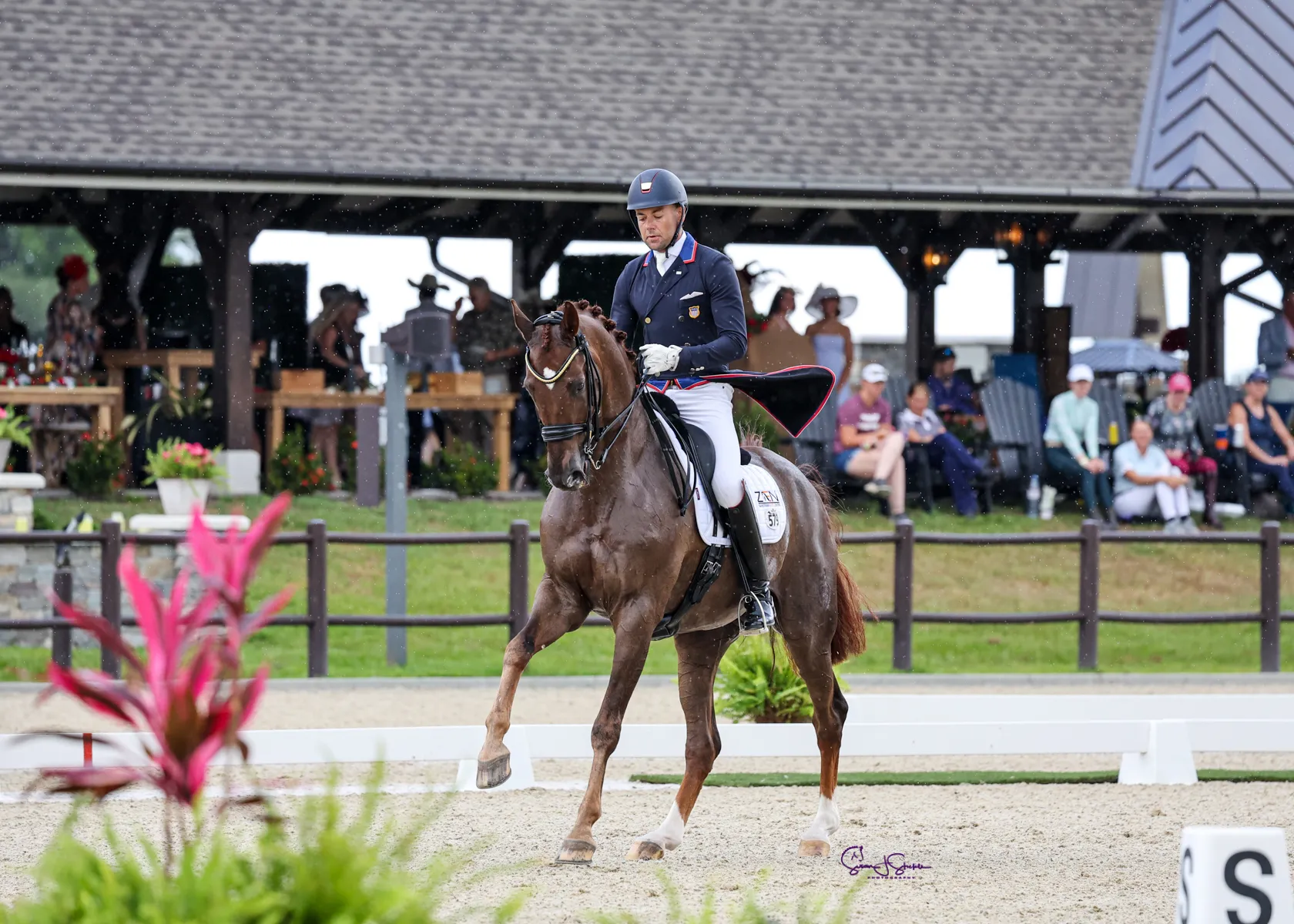 Endel Ots and Zen Elite's Bohemian winning the B&D Builders CDI3* FEI Grand Prix Freestyle at TerraNova