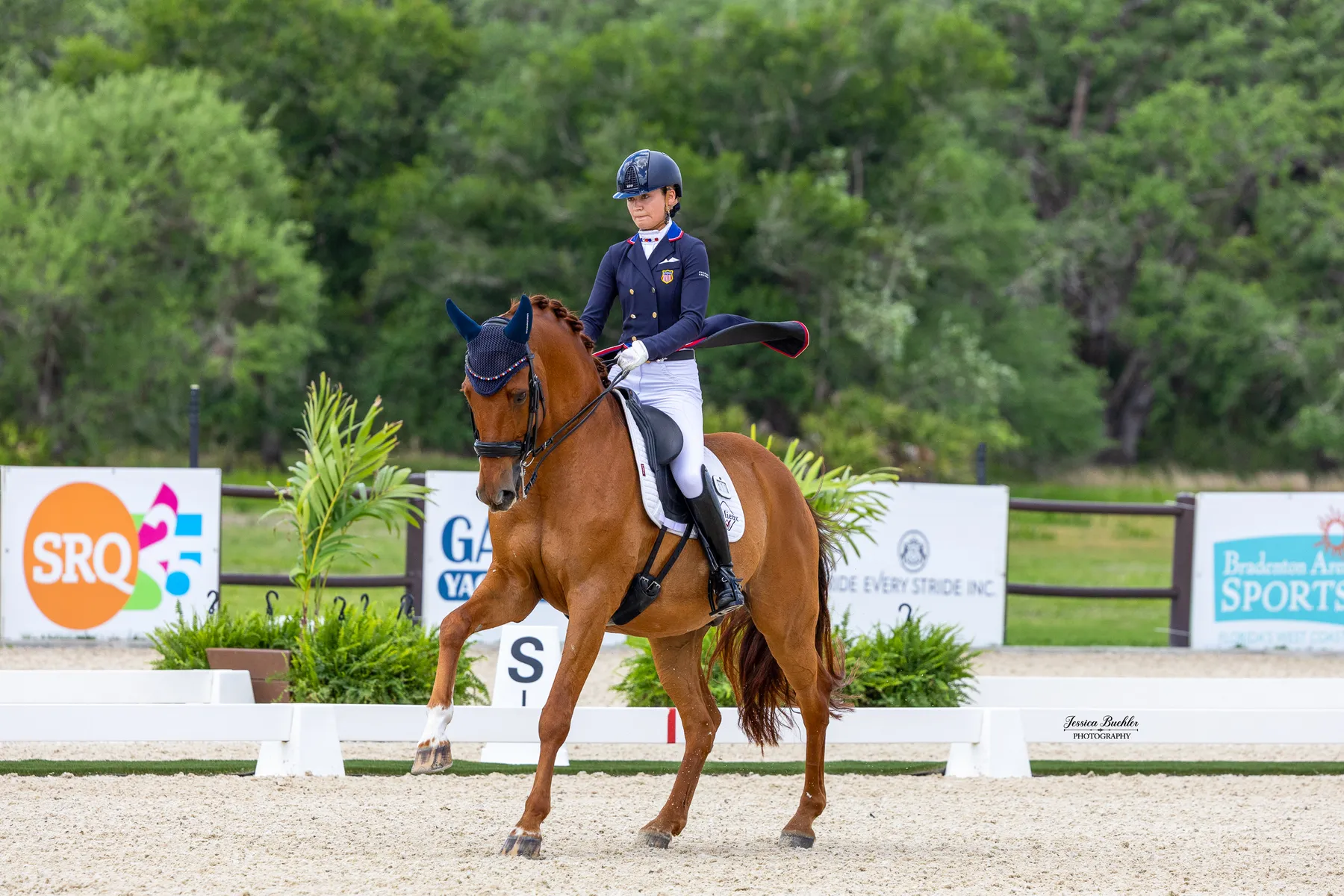 Erin Nichols riding Elian Royale in the KB Squared Construction CDI3 Grand Prix Freestyle at TerraNova