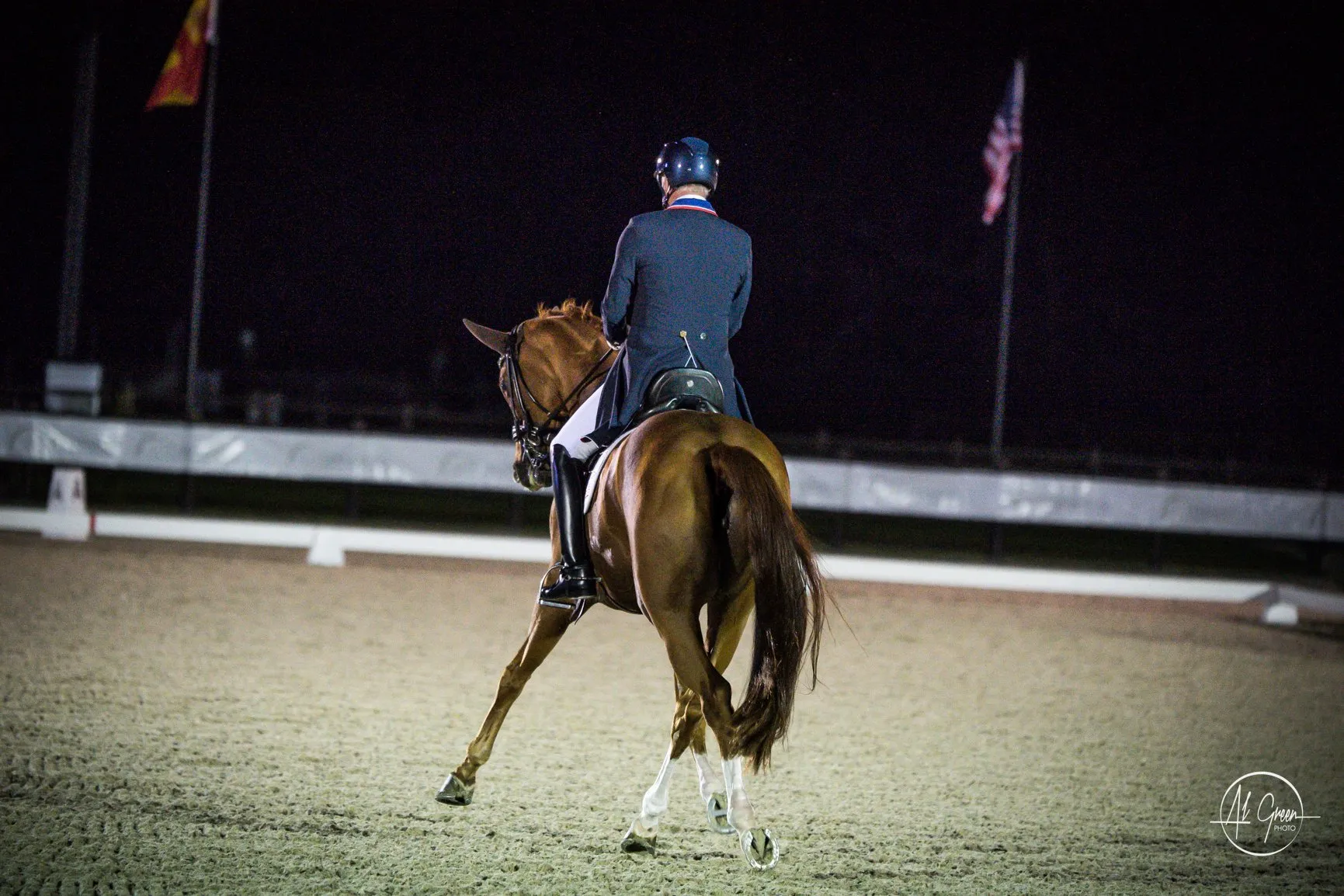 Jan Ebeling riding Bellena in the CDI-W Grand Prix Freestyle at TerraNova Dressage II