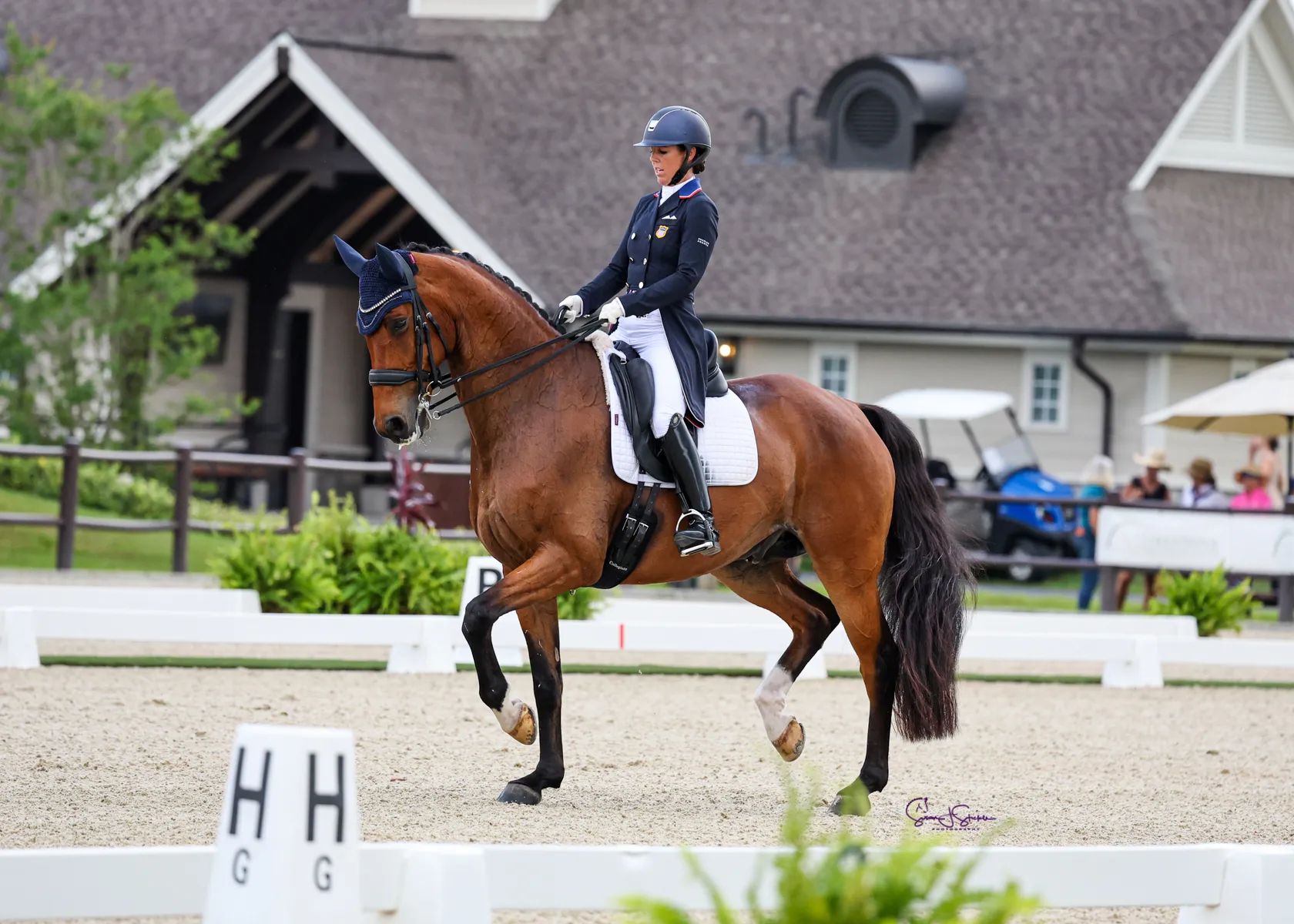 Kasey Perry-Glass and Heartbeat WP in the B&D Builders CDI3* FEI Grand Prix Freestyle at TerraNova