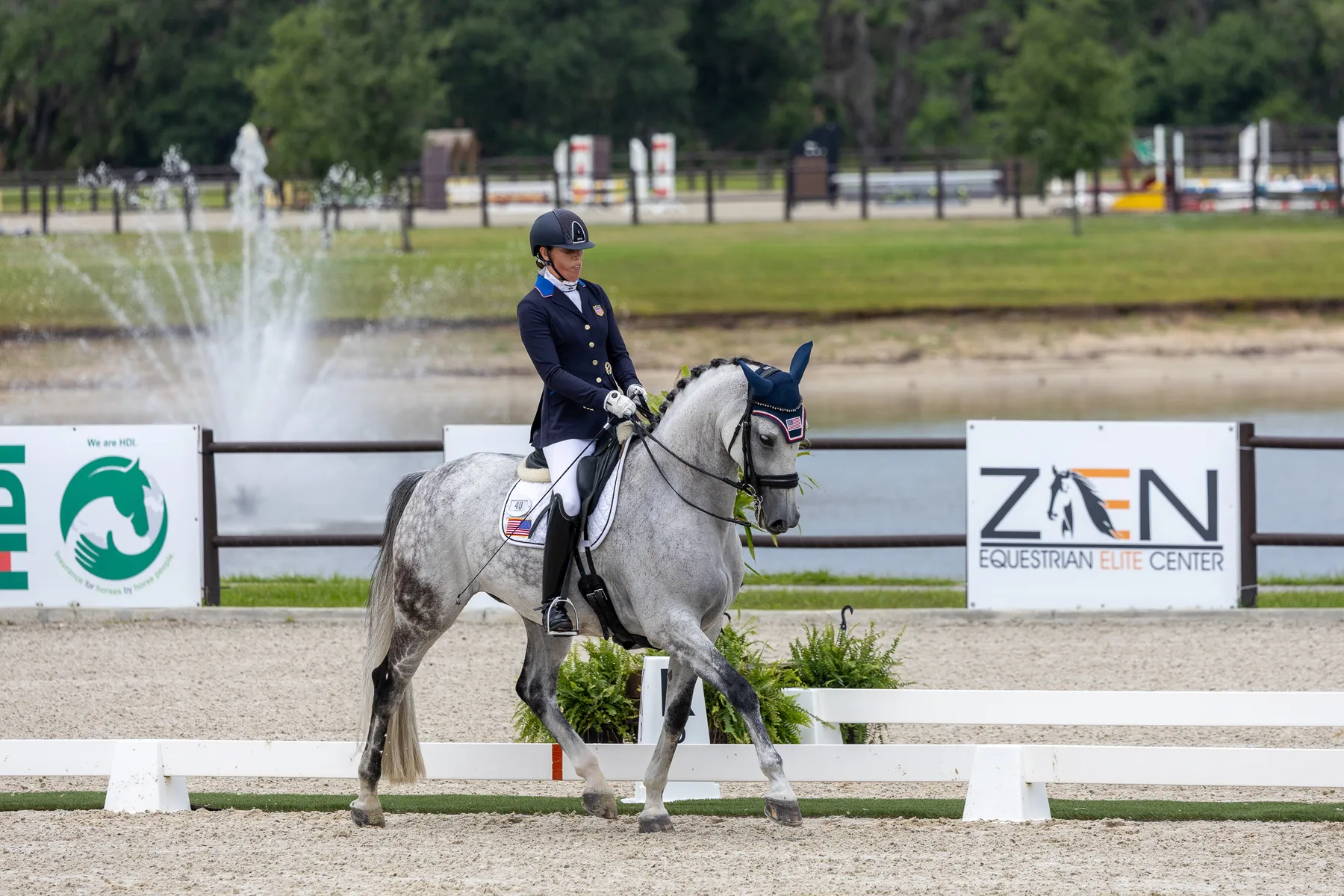 Kate Shoemaker riding Vianne in the Grade IV Para Grand Prix Freestyle at TerraNova