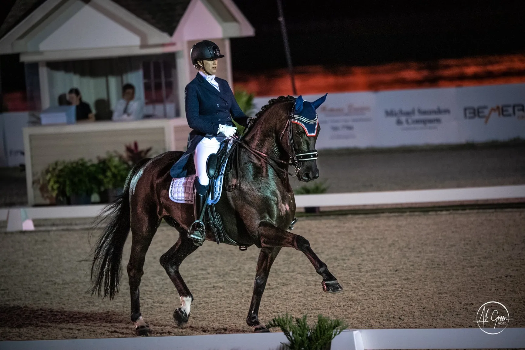 Lehua Custer riding F.J. Ramzes in the CDI Grand Prix Special Freestyle at TerraNova Dressage II