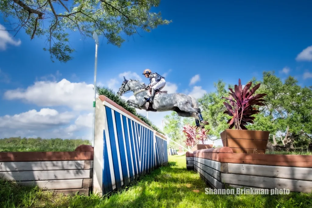 Liz Halliday-Sharp riding Cooley Be Cool to win The Estates at TerraNova CCI4*-S