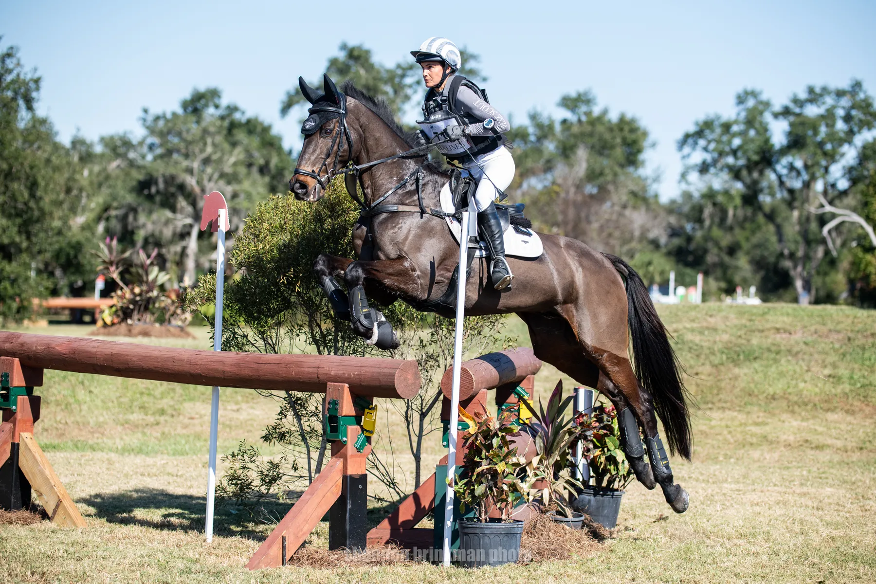 Lucienne Bellissimo riding Dyri in the CCI4*-S cross-country at The Event at TerraNova