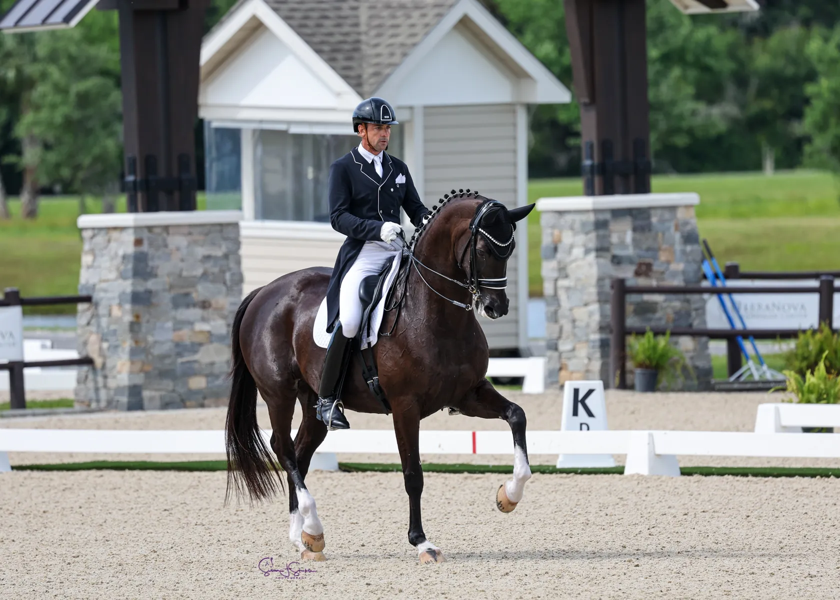 Marcus Orlob and Jane in The Estates at TerraNova CDI3* FEI Grand Prix Special