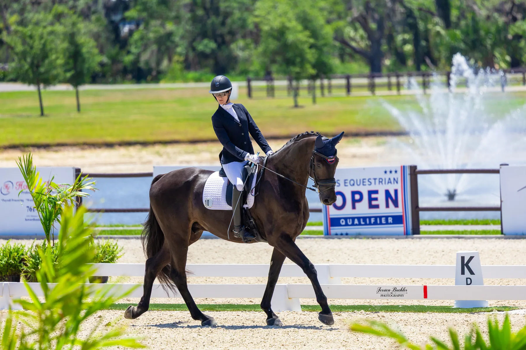 Marie Vonderheyden riding Fan Tastico H in the Grade I Para Grand Prix A at TerraNova