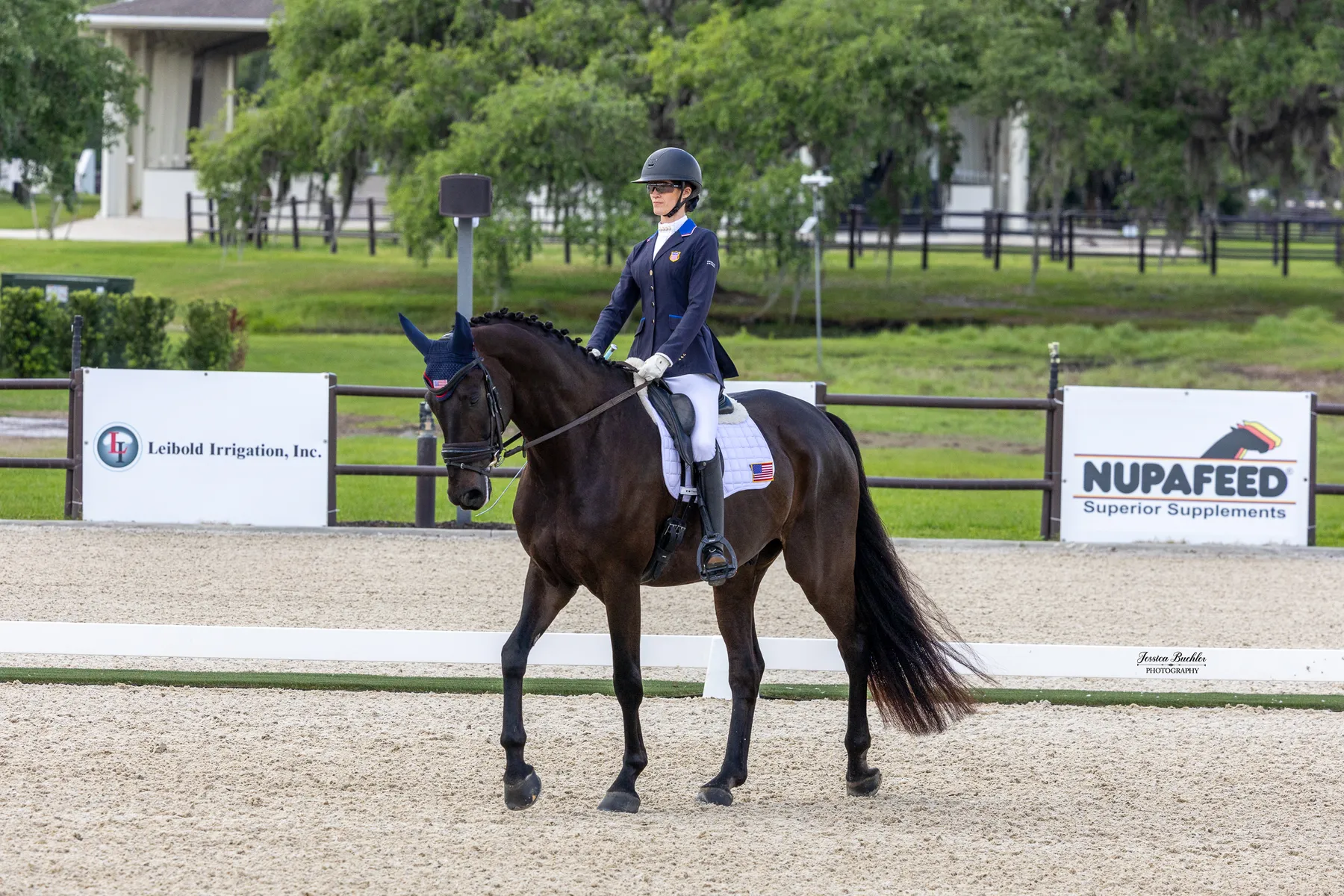 Marie Vonderheyden riding Fan Tastico H in the CPEDI3 Grade I Grand Prix A at TerraNova