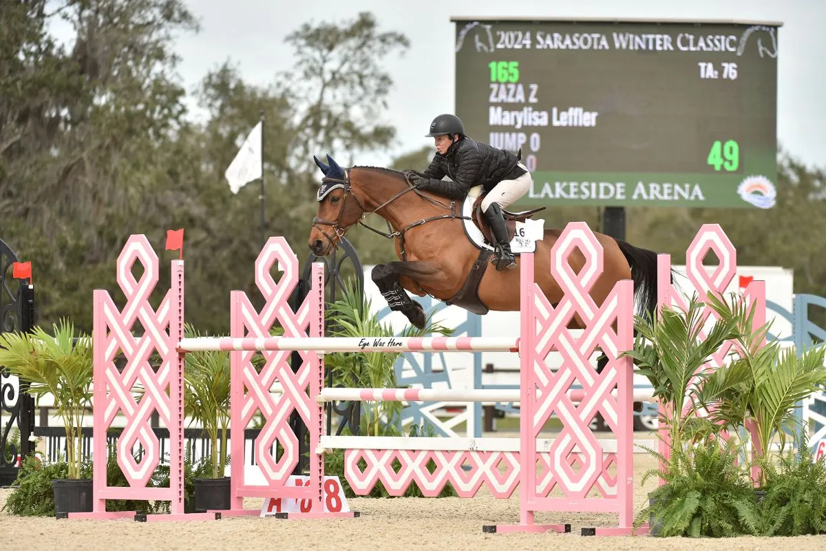 Marylisa Leffler and Zaza Z at the Sarasota Winter Classic at TerraNova