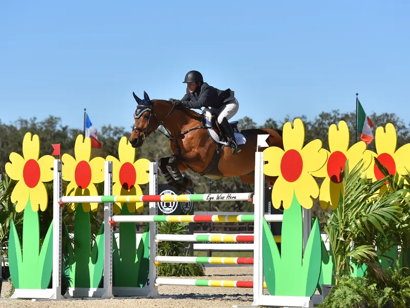 Marylisa Leffler riding ZaZa Z in the $10,000 Welcome Stake at Sarasota Winter Classic Week II at TerraNova