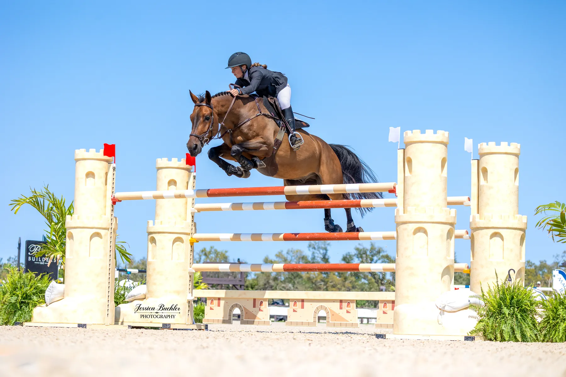 Mia Bagnato riding Cordiamo in the Akerman LLP $65,500 1.45m FEI CSI2 Grand Prix