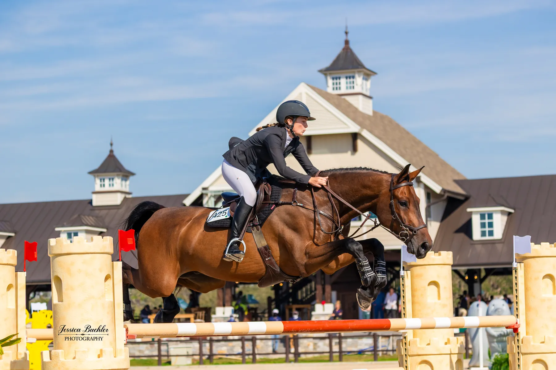 Mia Bagnato riding Cordiamo in The Estates at TerraNova $32,000 1.45m FEI Welcome Speed
