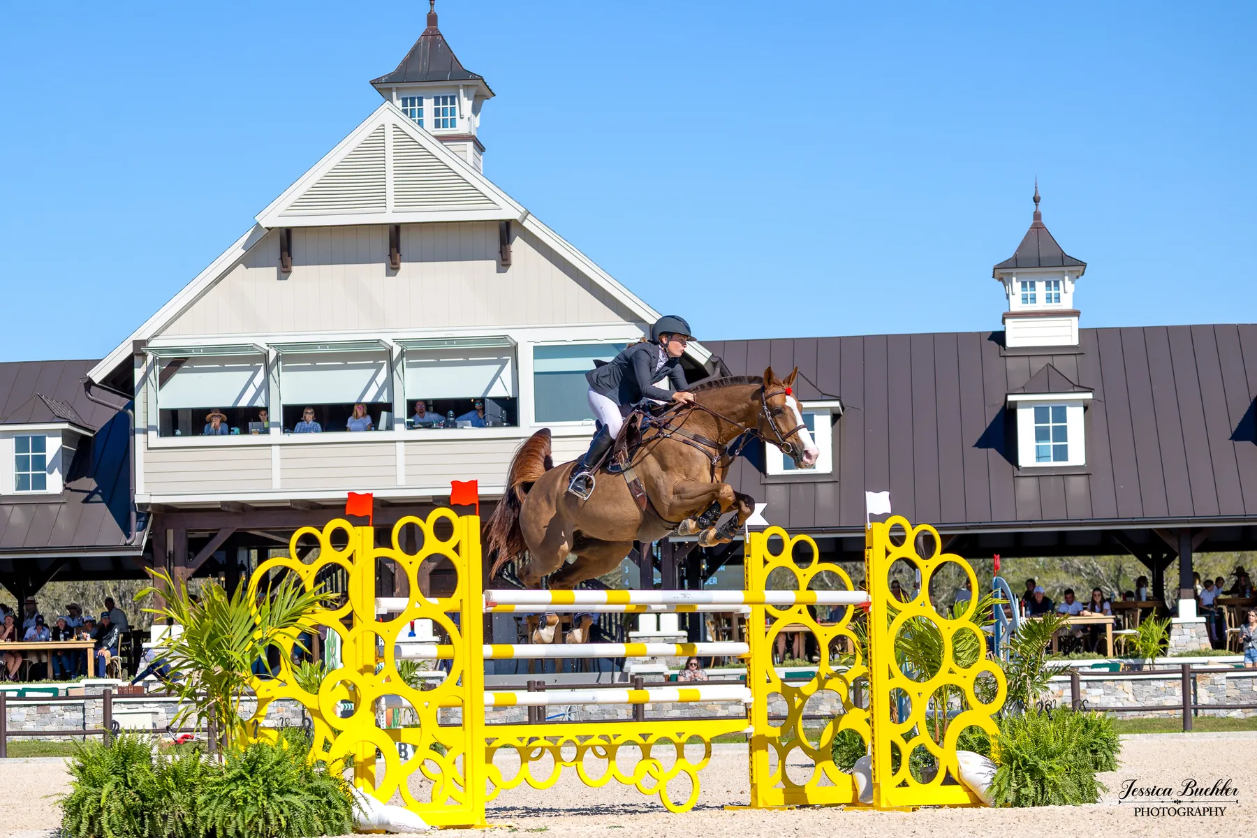 Mia Bagnato riding Florida N in the $32,000 The Estates at TerraNova CSI2 Welcome Speed