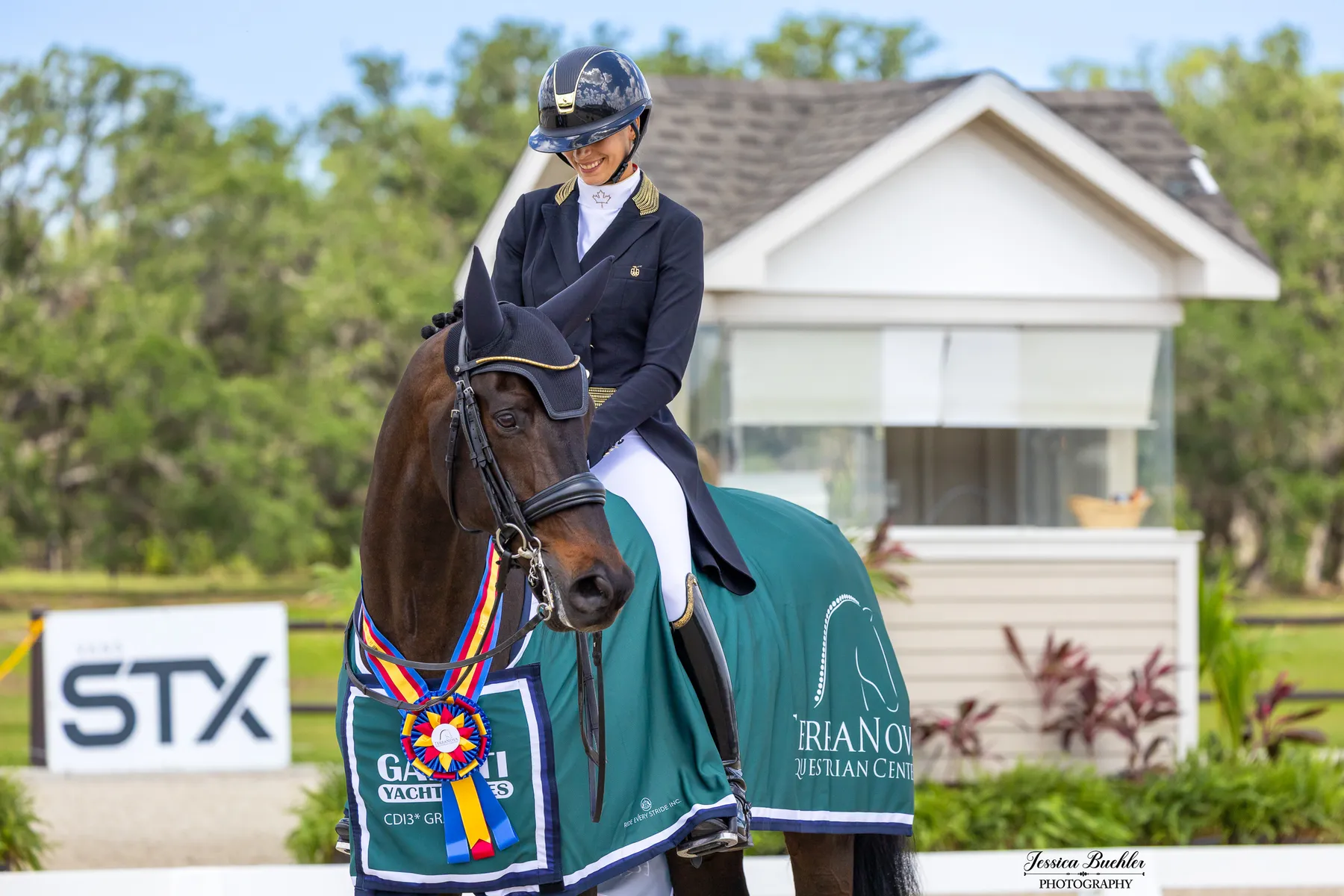 Naima Moreira Laliberte and Inspire celebrate their first CDI3 win at TerraNova