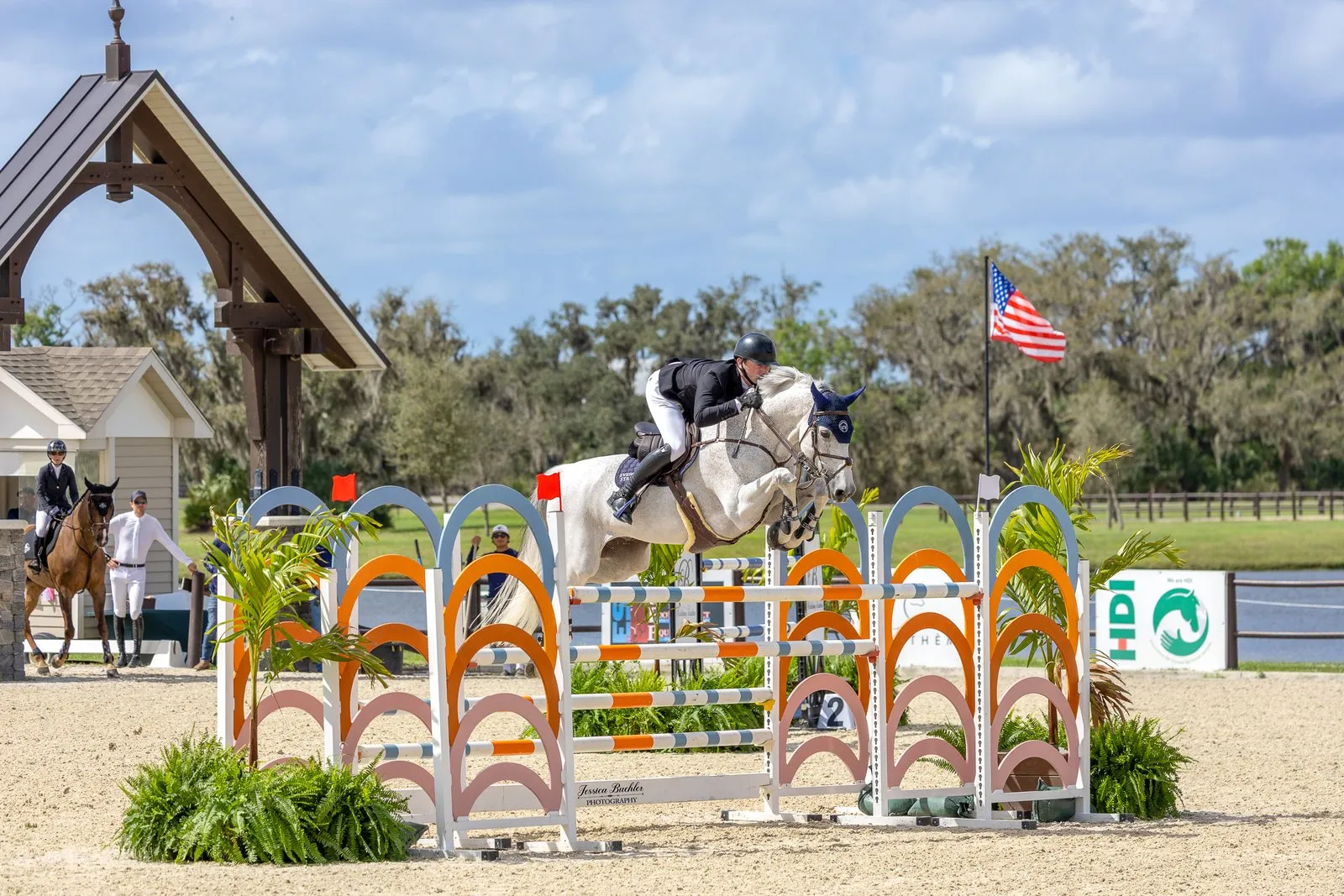 Philip McGuane riding Coronado in the $65,000 Akerman LLP FEI 1.45m Grand Prix at TerraNova