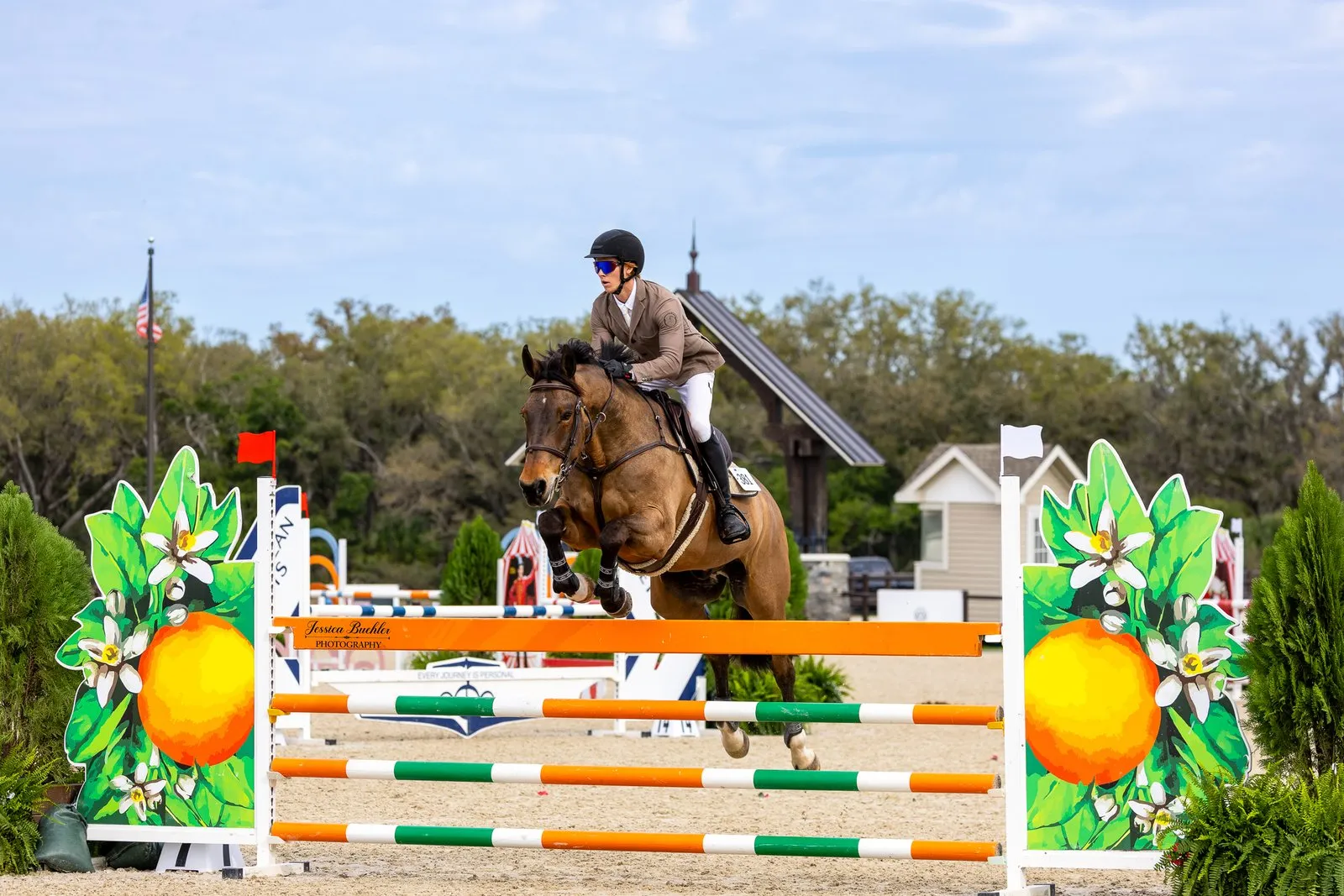 Porter Tobin riding Inwood in the $5,000 Reitenright Equestrian Footing NAL 1.20m Jr/Am Jumper Classic
