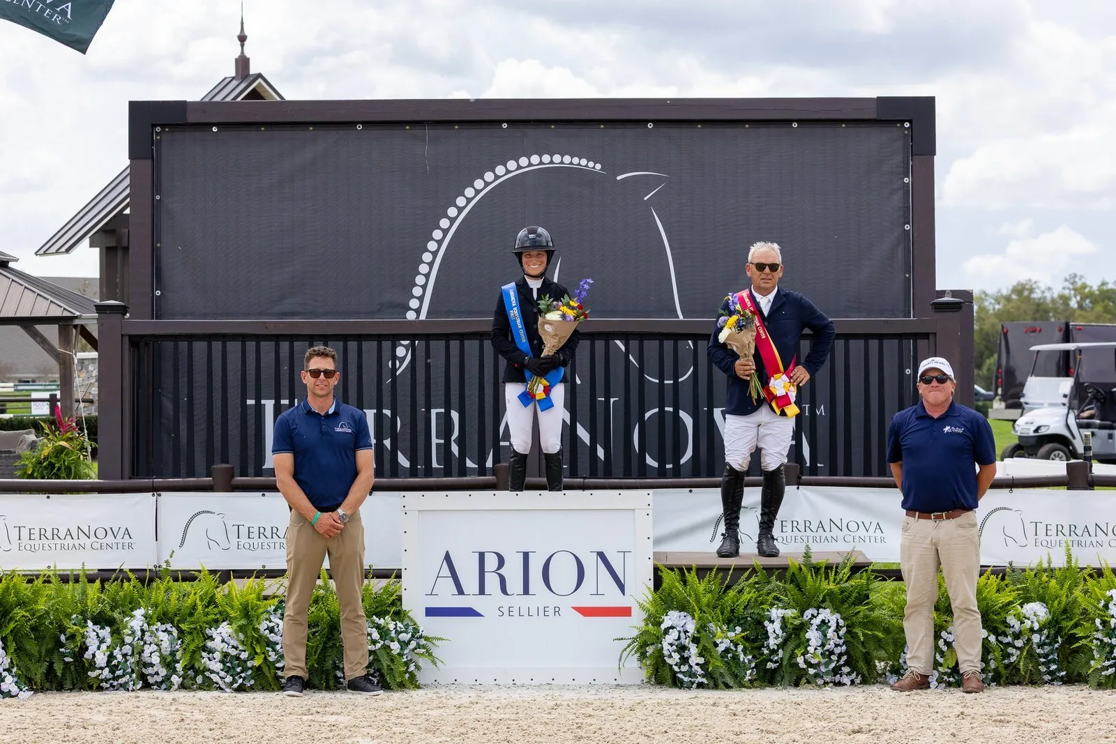 Samuel Parot riding in the $20,000 Arion Sellier 1.35m TerraNova Prix at TerraNova