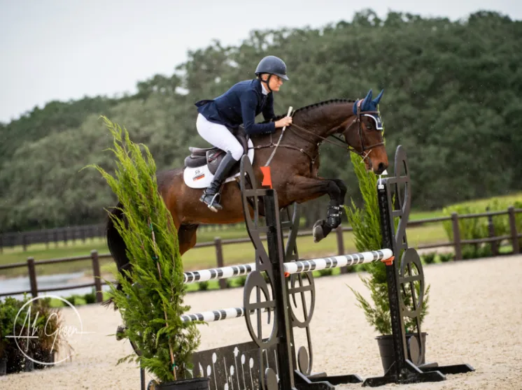 Sara Kozumplik-Murphy riding Devil Munchkin to win the CCI3*-S at The Event at TerraNova