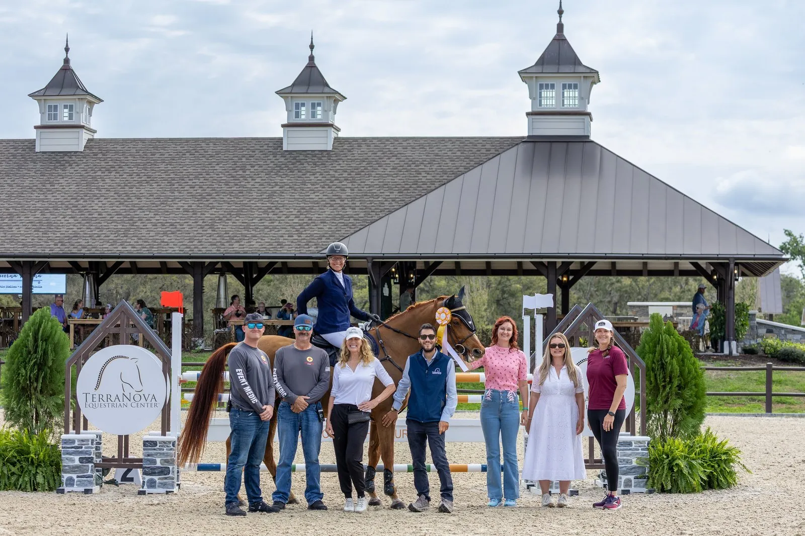 Jr/Am jumper competition action at the 2026 TerraNova Winter Series
