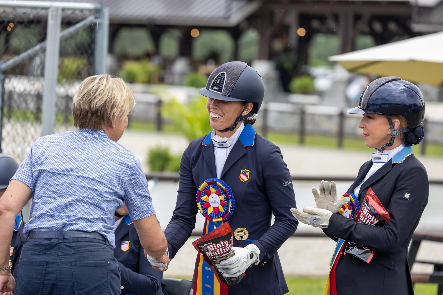 Dressage competition action at the TerraNova May CDI and CPEDI