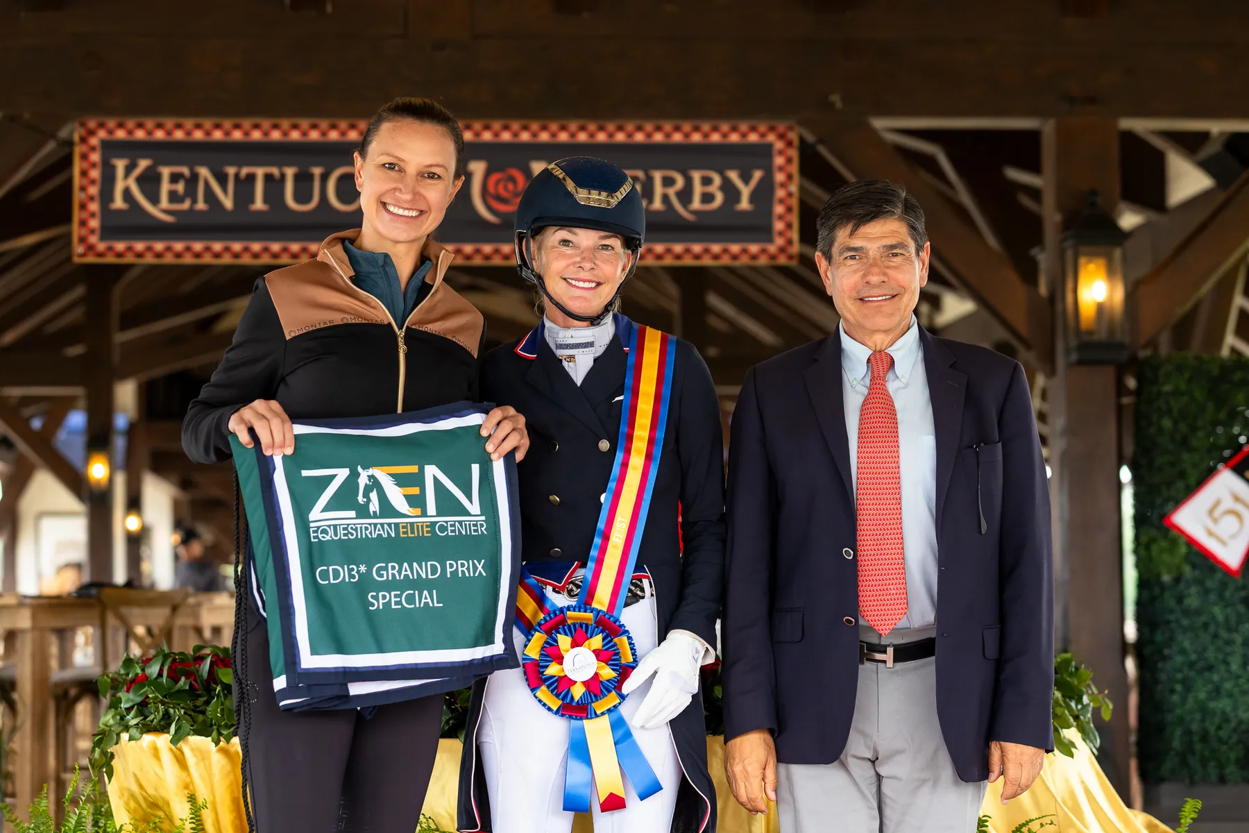 Dressage competition action at the TerraNova May CDI and CPEDI