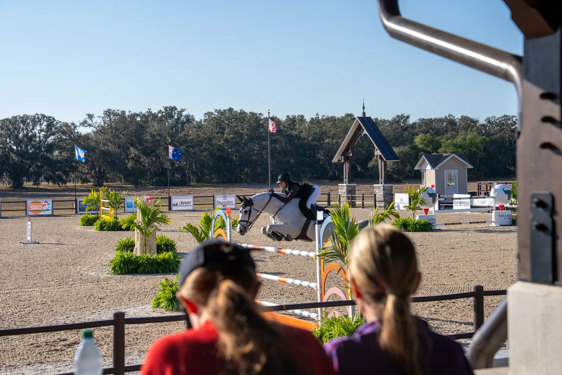 Hunter derby competition action at the 2026 TerraNova Winter Series