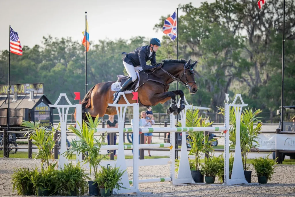 Will Coleman riding Chin Tonic HS, leading The Estates at TerraNova CCI4*-S