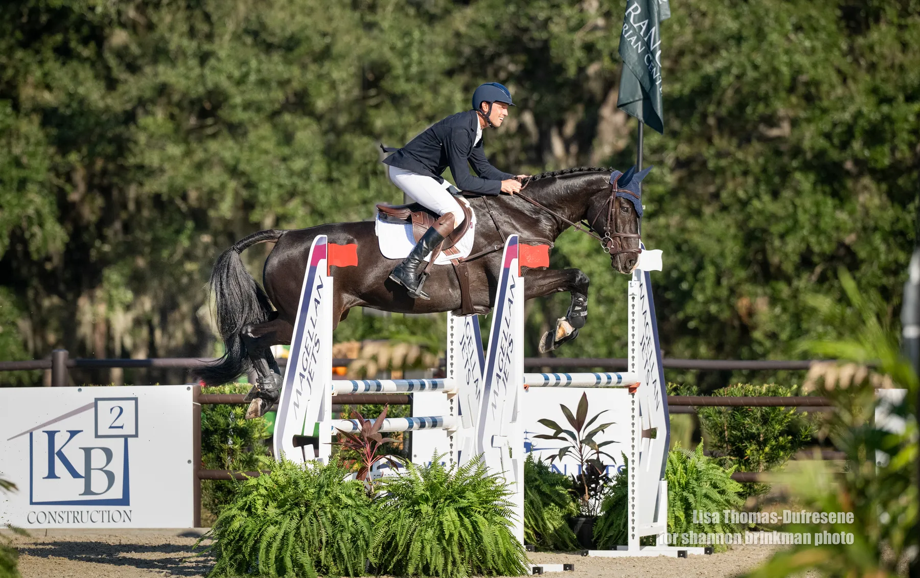 Will Coleman riding Diabolo in the CCI4*-S dressage at The Event at TerraNova