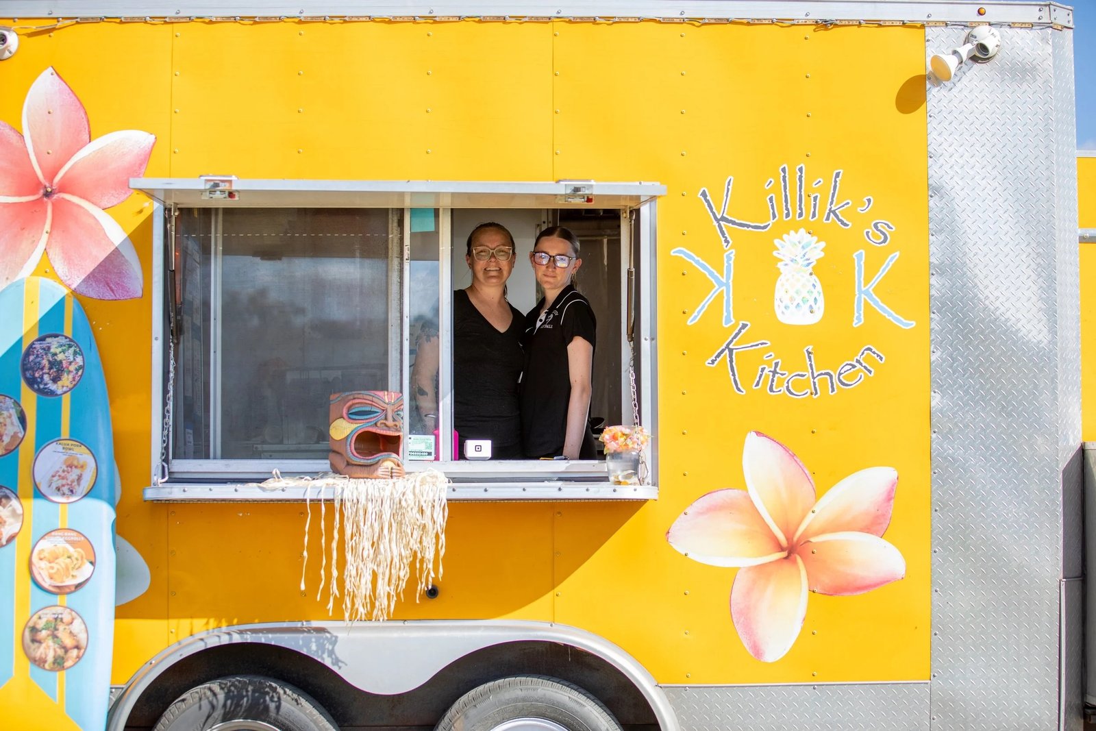 Food trucks serving spectators at TerraNova